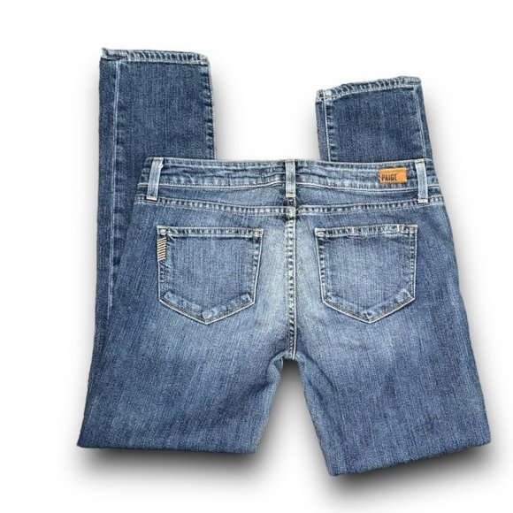 WOMEN'S PAIGE SKYLINE ANKLE PEG JEANS SIZE 28 - Picture 6 of 9